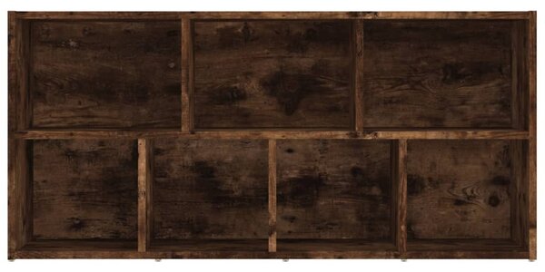 Füstös tölgy színű könyvszekrény 50 x 25 x 106 cm