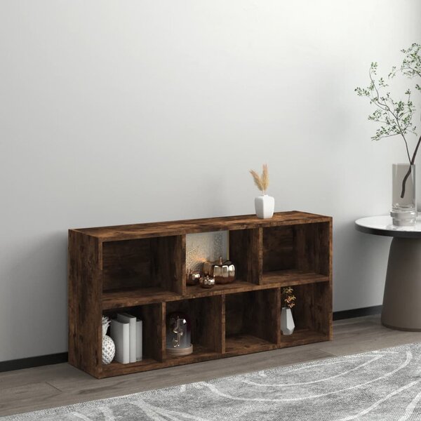Füstös tölgy színű könyvszekrény 50 x 25 x 106 cm