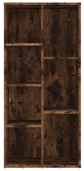 Füstös tölgy színű könyvszekrény 50 x 25 x 106 cm