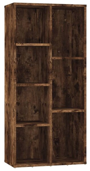 Füstös tölgy színű könyvszekrény 50 x 25 x 106 cm