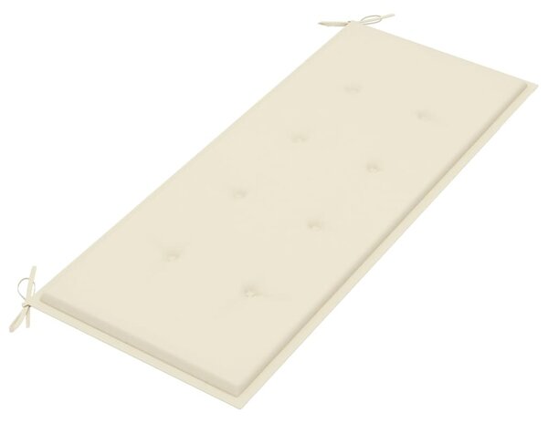 Bambusz kerti pad párnával 120 cm