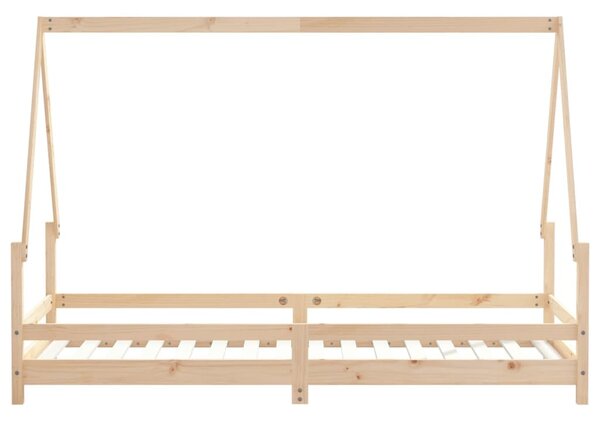 Tömör fenyőfa gyerekágykeret 80 x 200 cm