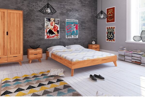 Bükkfa franciaágy 160x200 cm Greg - The Beds