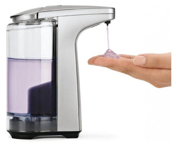 Szürke automata fém szappanadagoló 237 ml - simplehuman