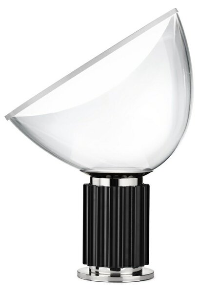 Flos - Taccia Glass Asztali Lámpa Black - Lampemesteren