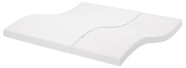 Fehér 7 zónás 20 ILD keménységű habmatrac 200 x 200 cm