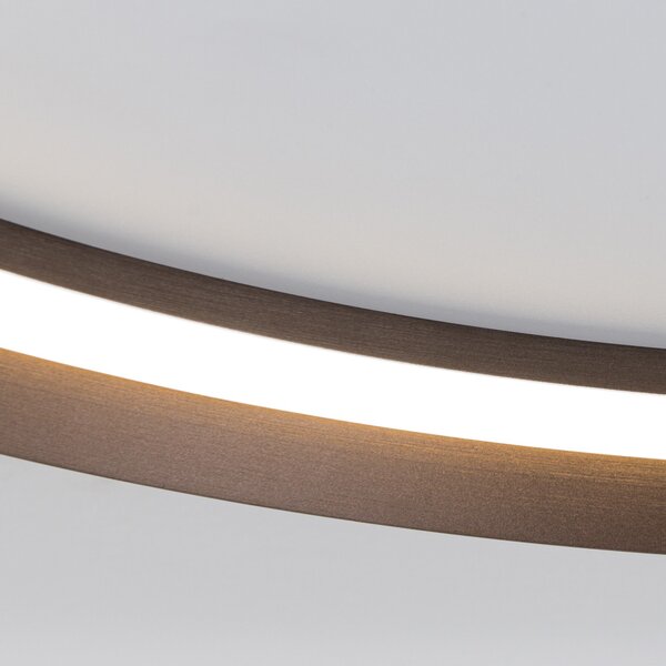 MANTA modern CCT LED mennyezeti lámpa , bronz, 2400lm