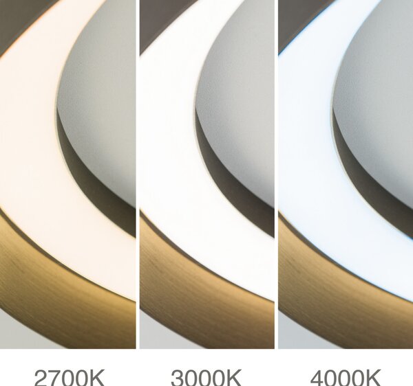 MANTA modern CCT LED mennyezeti lámpa , bronz, 2400lm