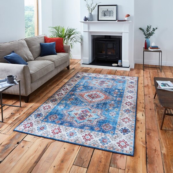 Kék szőnyeg 150x230 cm Topaz – Think Rugs
