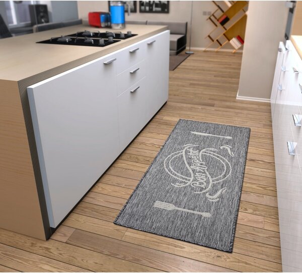 Szürkésbézs futószőnyeg 62x150 cm Cucina – Hanse Home