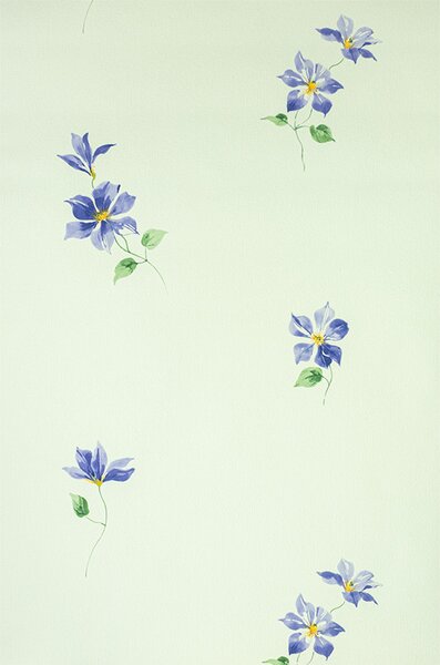 Lila virág mintás tapéta (95816-1)