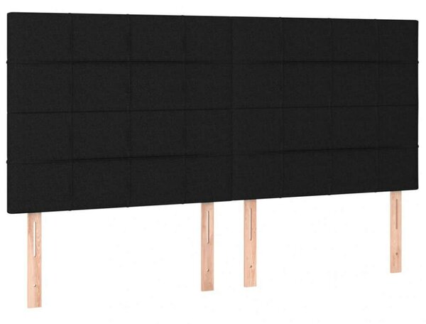 LED-es Fejtámla - Fekete Szövet - 200x5x118/128cm
