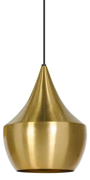 Tom Dixon - Beat Light Fat LED Függőlámpa Brushed Brass - Lampemesteren