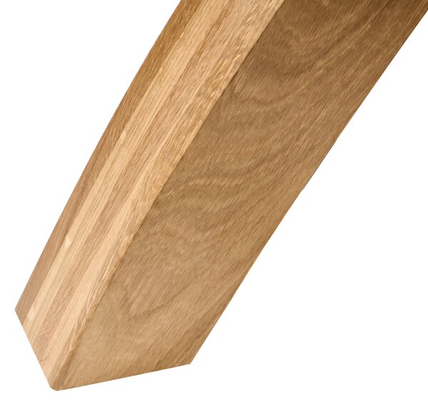Étkezőasztal YAPP Világosbarna 100 cm 100 cm Edzett üveg