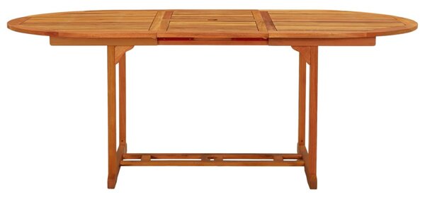 Tömör eukaliptuszfa kerti asztal 200 x 100 x 75 cm