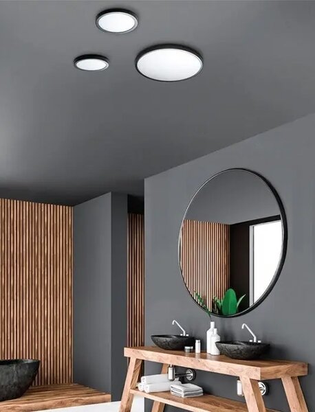 LED mennyezeti lámpa Malta R 23 3000K fekete