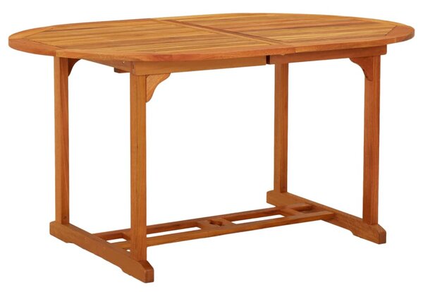 Tömör eukaliptuszfa kerti asztal 200 x 100 x 75 cm