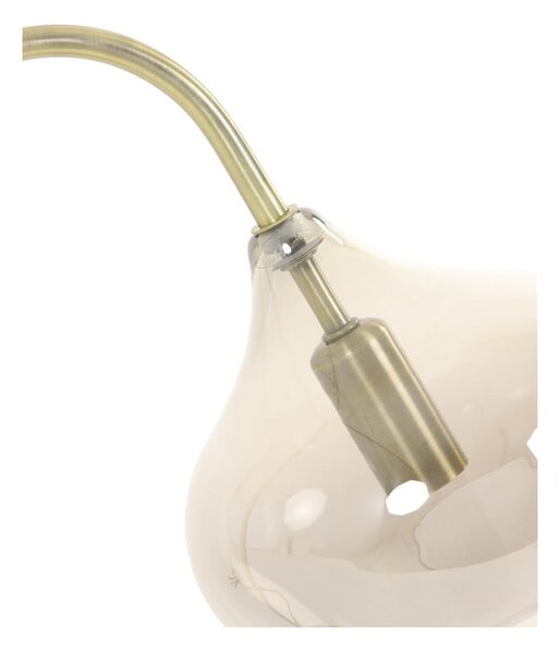 Aranyszínű állólámpa (magasság 160 cm) Rakel – Light & Living