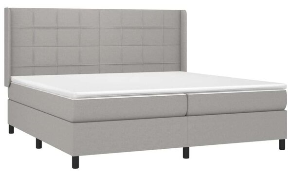 VidaXL Rugós Ágy - LED Világítás - 200x200 cm