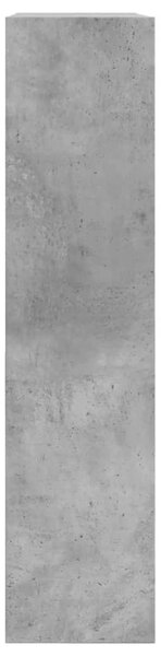 Betonszürke szerelt fa cipőszekrény 80 x 21 x 87,5 cm
