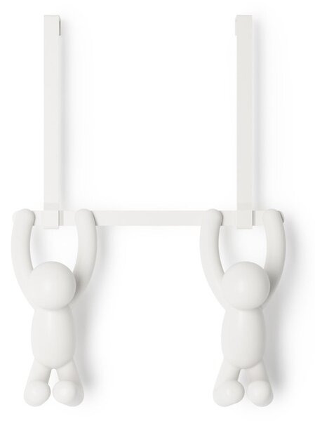 Fehér műanyag ajtófogas 22 cm Buddy – Umbra