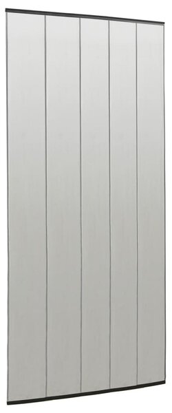 Fekete poliészter szúnyogháló ajtóra hálós függönnyel 100x220cm