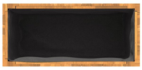 VidaXL tömör akácfa kerti virágtartó 59x27,5x35 cm