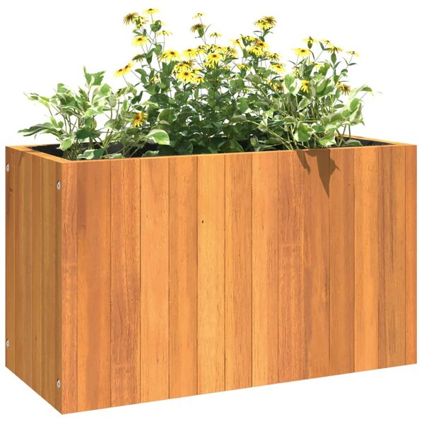 VidaXL tömör akácfa kerti virágtartó 59x27,5x35 cm