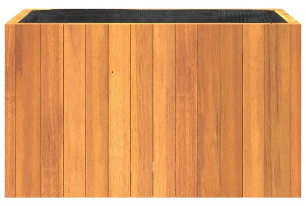 VidaXL tömör akácfa kerti virágtartó 59x27,5x35 cm
