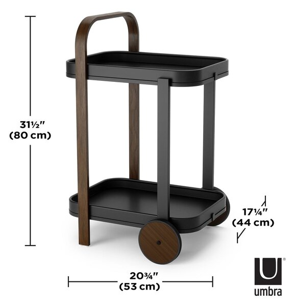 Gurulós zsúrkocsi 44x53 cm Bellwood – Umbra