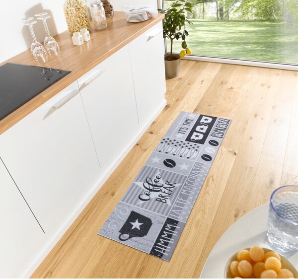 Szürke futószőnyeg 50x150 cm Its Time for Espresso – Hanse Home