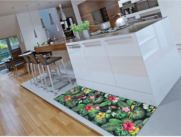 Zöld futószőnyeg 52x100 cm Sprinty Tropical – Universal