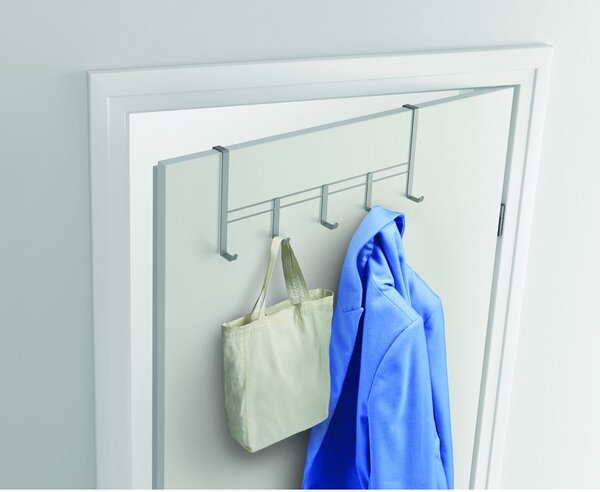 Ezüstszínű fém ajtófogas 38 cm – Metaltex