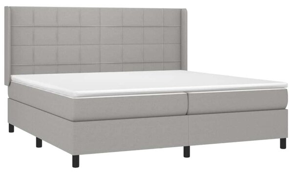 VidaXL Rugós Ágy - LED Világítás - 200x200 cm