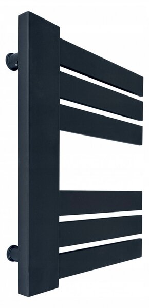 Weberg Ervin design törölközőszárító radiátor 50x40 cm (fekete)