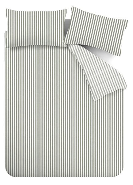 Zöld kétszemélyes flanel ágyneműhuzat 200x200 cm – Catherine Lansfield