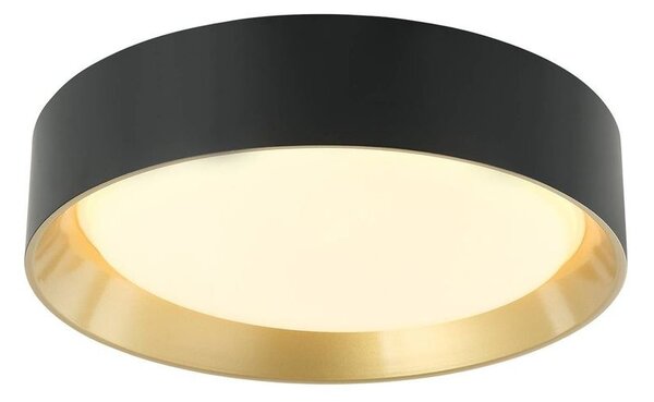 Lindby - Kambia LED Mennyezeti Lámpa Ø45 Black/Gold - Lampemesteren