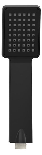 Matt fekete rozsdamentes acél zuhanyszett 101 cm Cuadro – Wenko