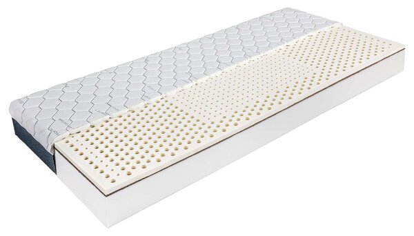 Biotextima-Classico DeLuxe EXTRA 90x200 cm memóriahab fekvőfelületű latex komfortrétegű Habmatrac