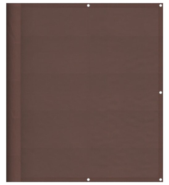 Barna 100% oxford poliészter erkélyparaván 120 x 700 cm