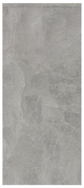 Betonszürke szerelt fa tálalószekrény 102 x 33 x 75 cm