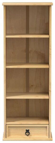 Corona tömör fenyőfa CD-szekrény 40 x 30 x 110 cm