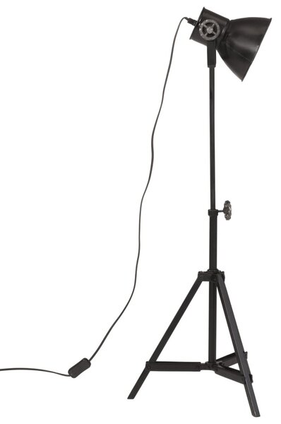 Fekete állólámpa 25 W 35 x 35 x 65/95 cm E27