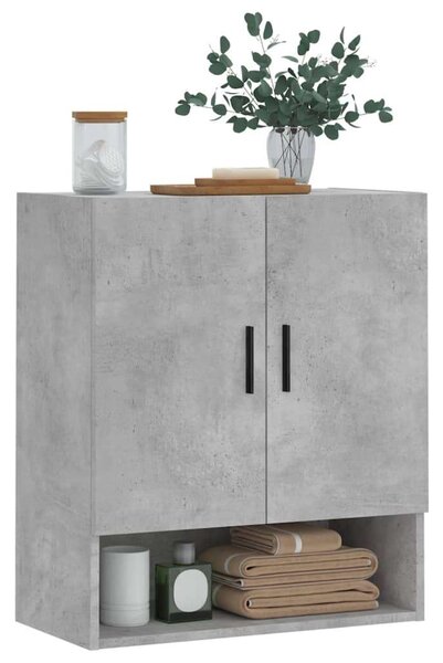VidaXL betonszürke műfa faliszekrény 60 x 31 x 70 cm