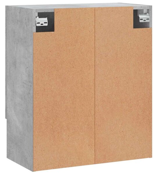 VidaXL betonszürke műfa faliszekrény 60 x 31 x 70 cm