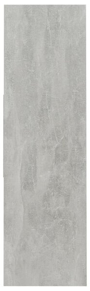 Betonszürke szerelt fa könyvszekrény 97,5 x 29,5 x 100 cm