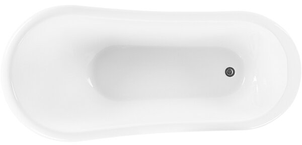 Szabadon álló fürdőkád CAYMAN 153 x 77 cm Piros