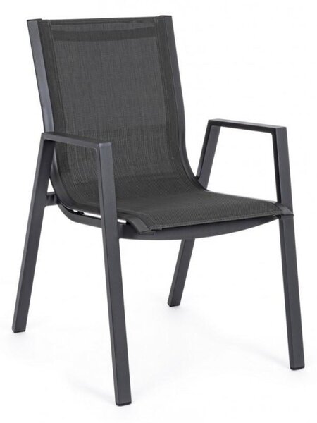 PELAGIUS fekete kerti szék
