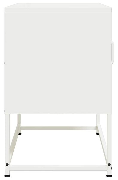 Fehér acél TV-szekrény 68 x 39 x 60,5 cm