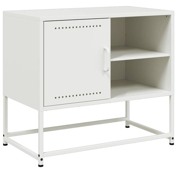Fehér acél TV-szekrény 68 x 39 x 60,5 cm
